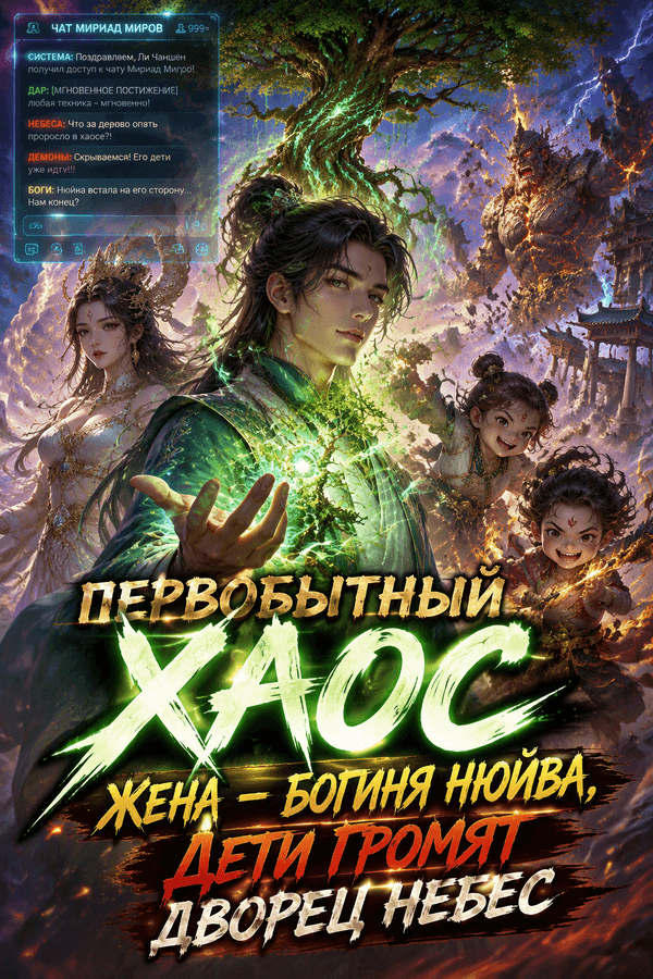 Первобытный хаос: Жена — богиня Нюйва, дети громят Дворец Небес
