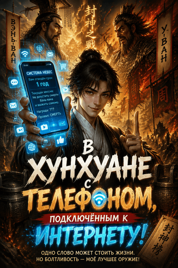 В Хунхуане с телефоном, подключённым к интернету!