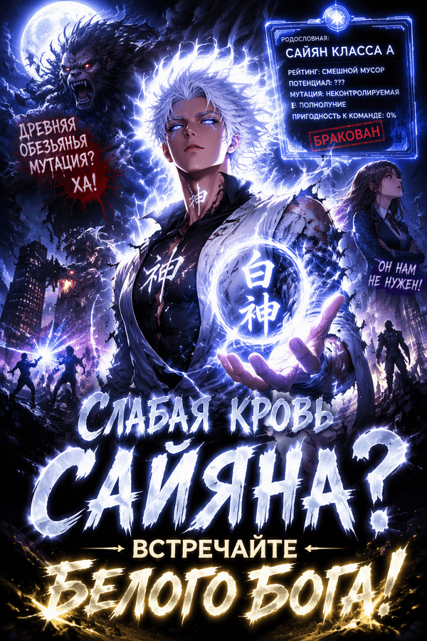 Слабая кровь сайяна? Встречайте Белого Бога!