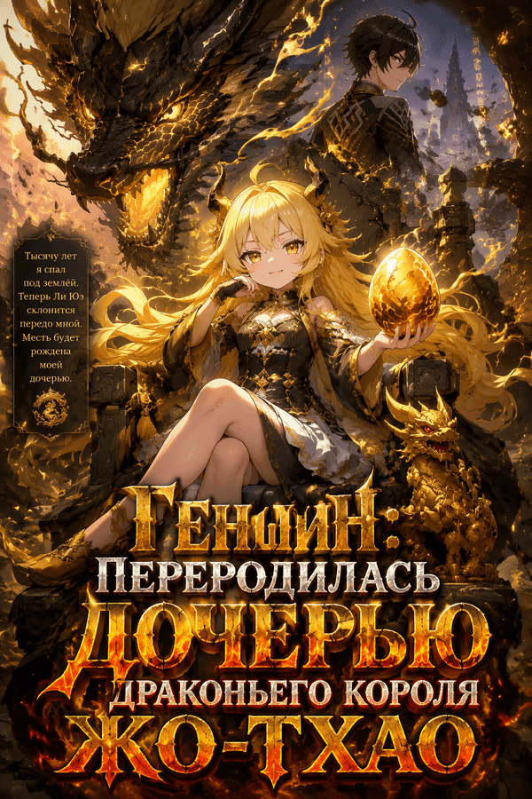 Геншин: Переродилась дочерью Драконьего Короля Жо-Тхао