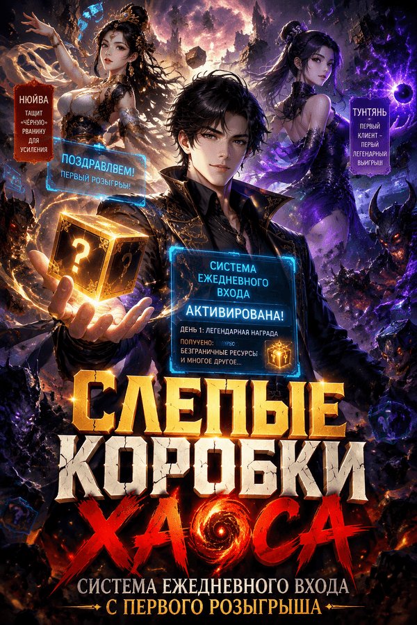Слепые коробки Хаоса: Система ежедневного входа с первого розыгрыша