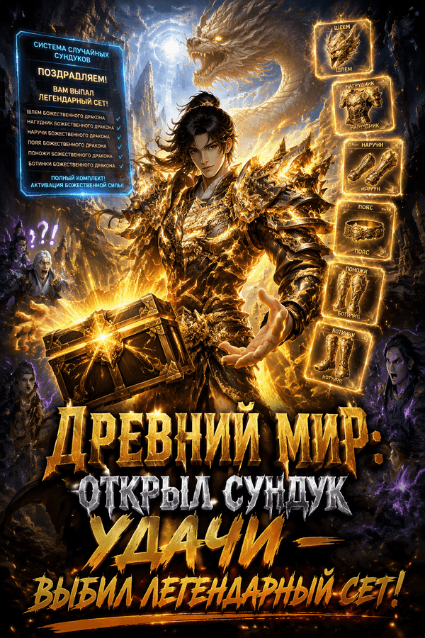 Древний мир: Открыл сундук удачи — выбил легендарный сет!