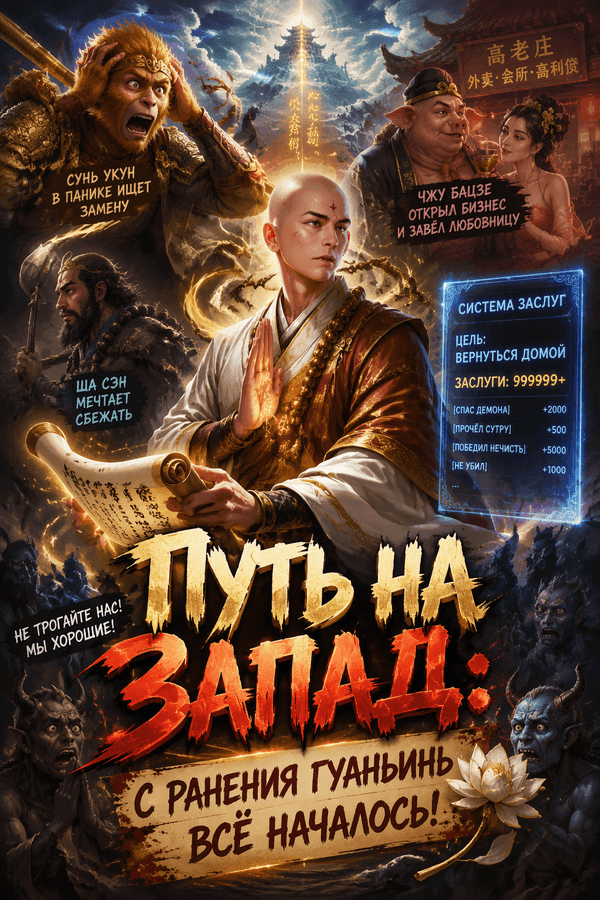 Путь на Запад: С ранения Гуаньинь всё началось!