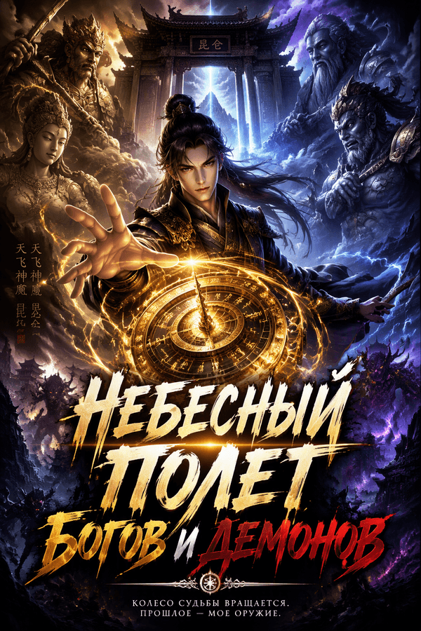 Небесный полет богов и демонов