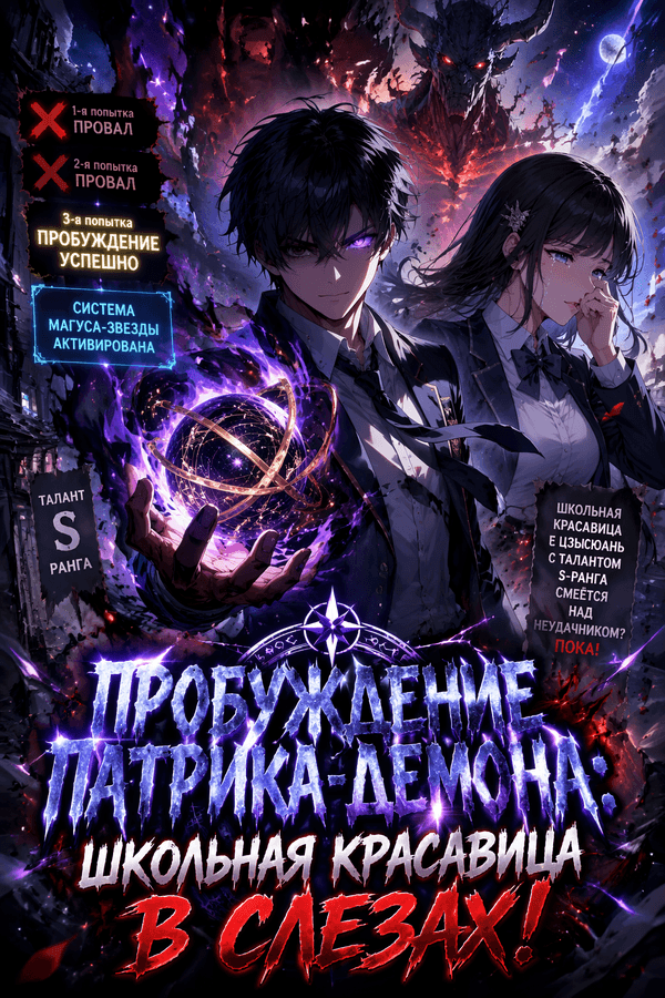 Пробуждение Патрика-демона: Школьная красавица в слезах!