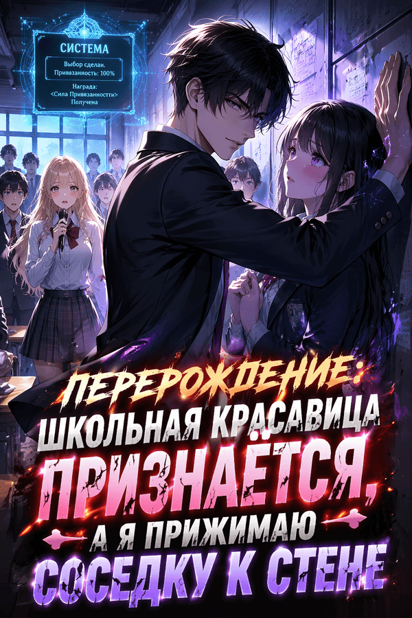 Перерождение: школьная красавица признаётся, а я прижимаю соседку к стене