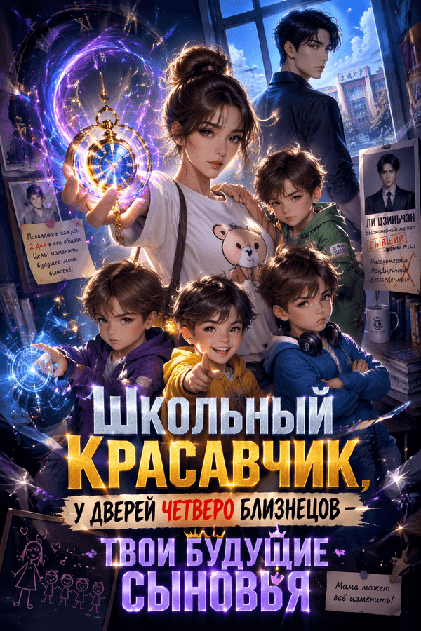 Школьный красавчик, у дверей четверо близнецов — твои будущие сыновья