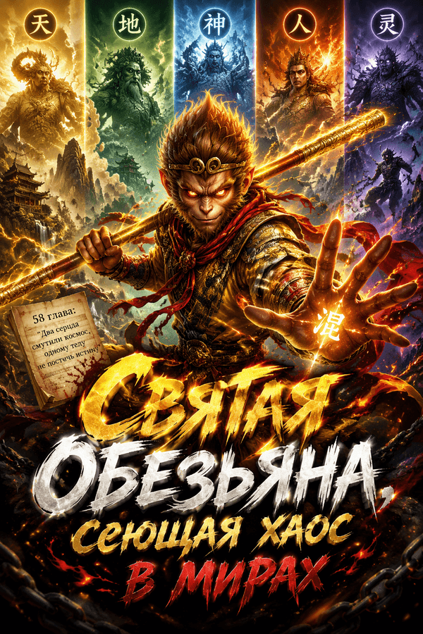 Святая Обезьяна, сеющая хаос в мирах