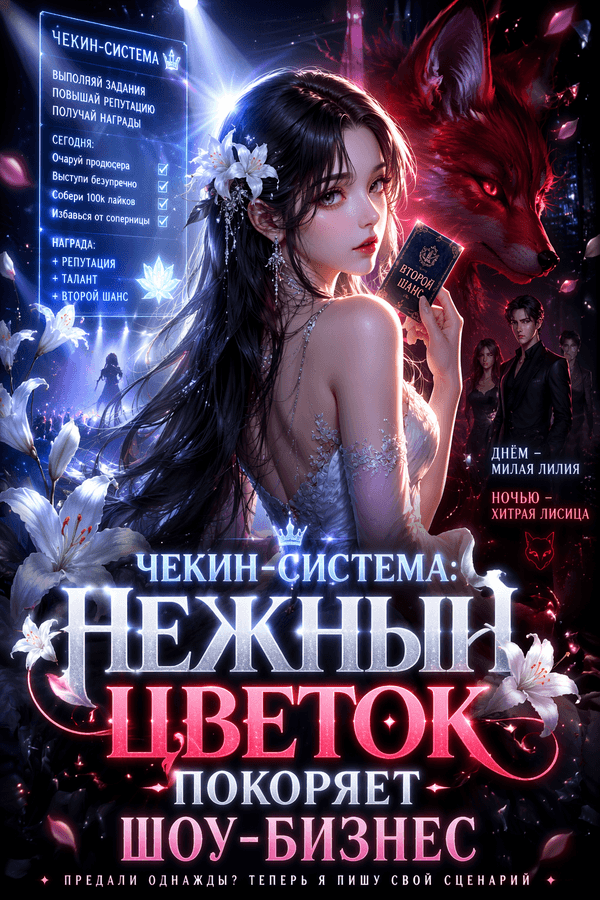 Чекин-система: Нежный цветок покоряет шоу-бизнес