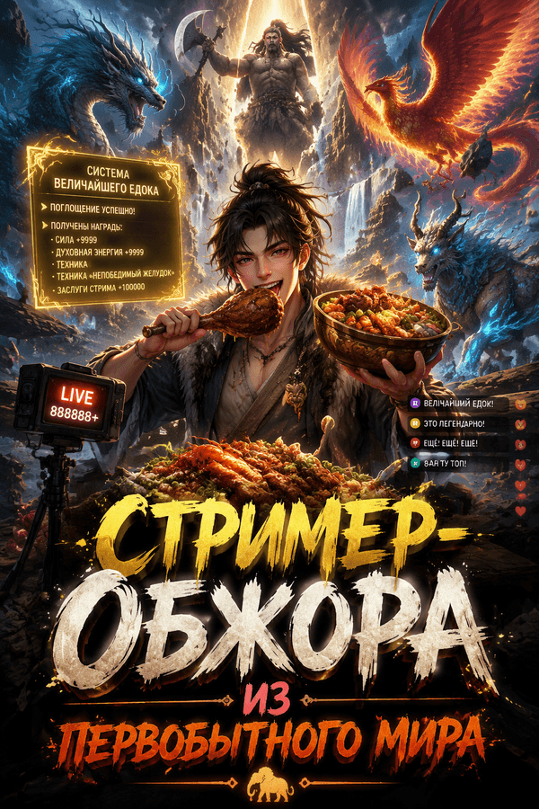 Стример-обжора из первобытного мира