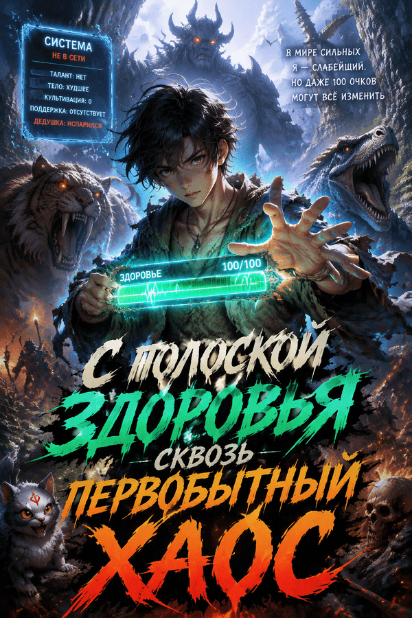 С полоской здоровья сквозь первобытный хаос