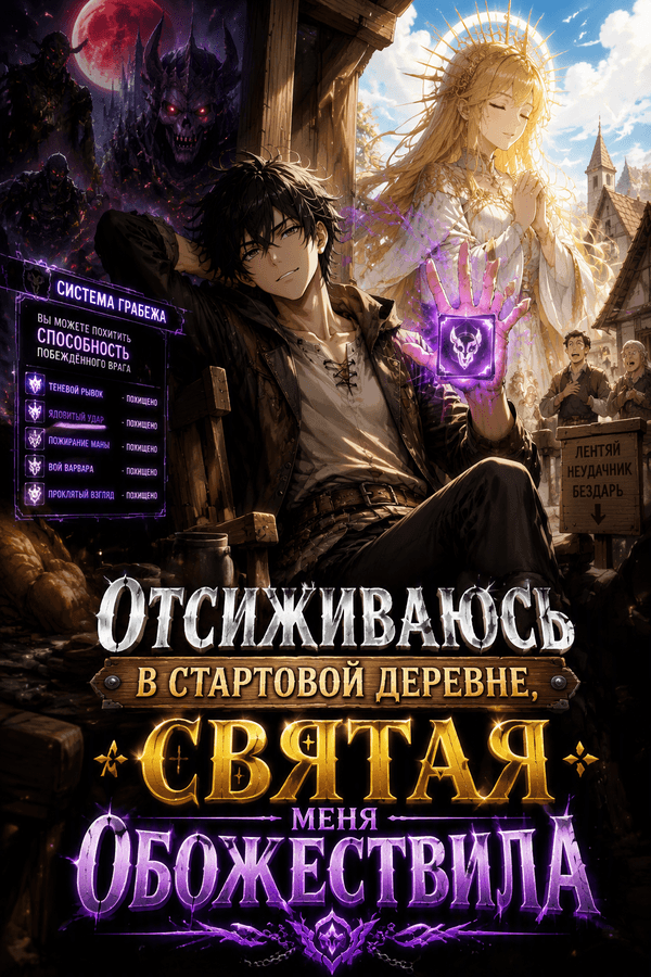 Отсиживаюсь в стартовой деревне, а святая меня обожествила