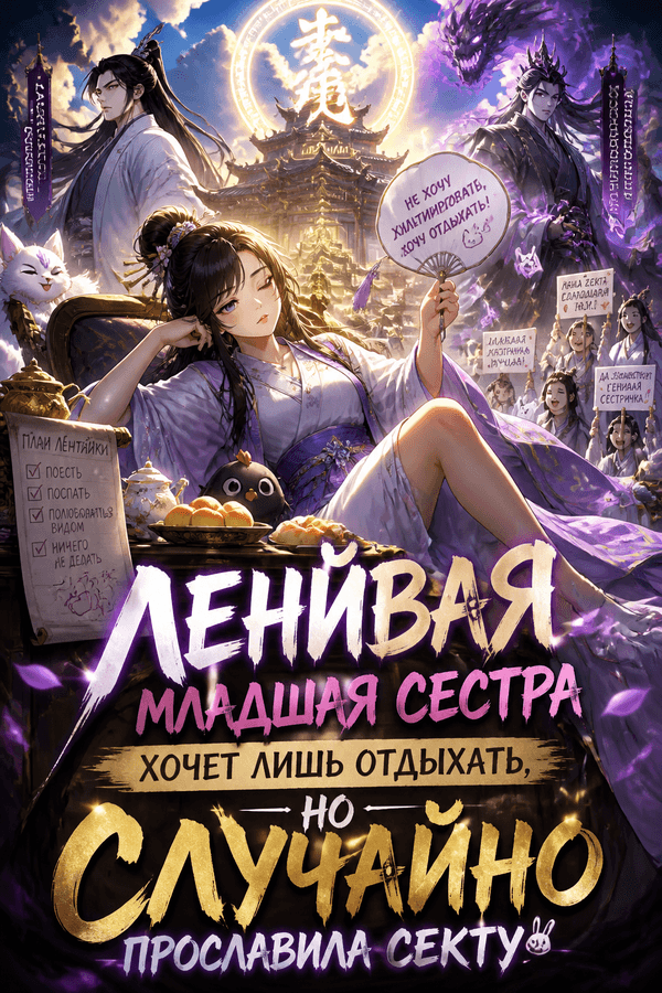 Ленивая младшая сестра хочет лишь отдыхать, но случайно прославила секту