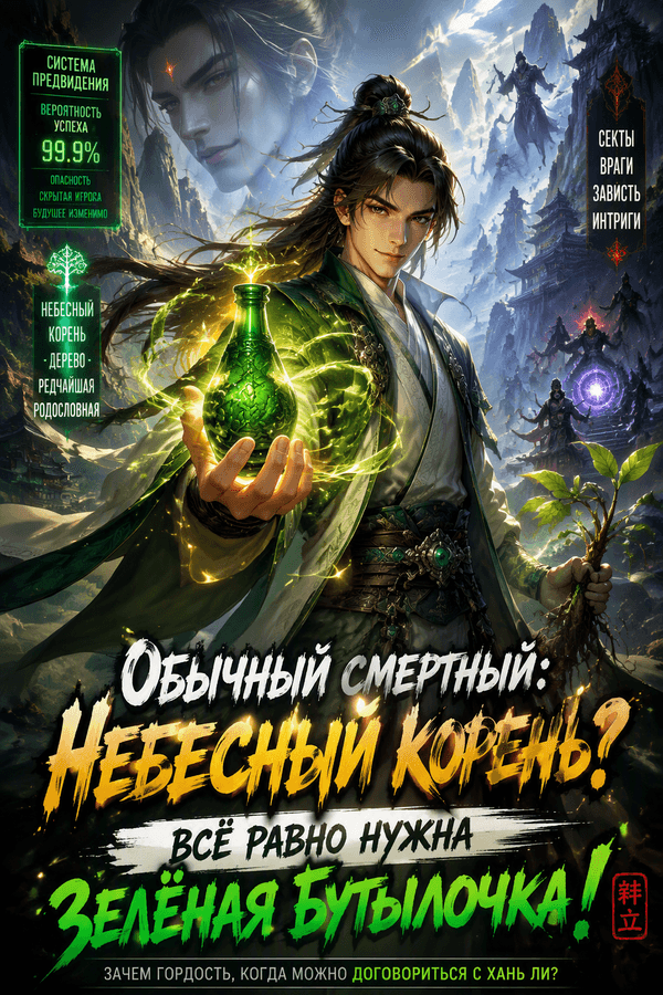 Обычный смертный: Небесный корень? Всё равно нужна Зелёная Бутылочка!