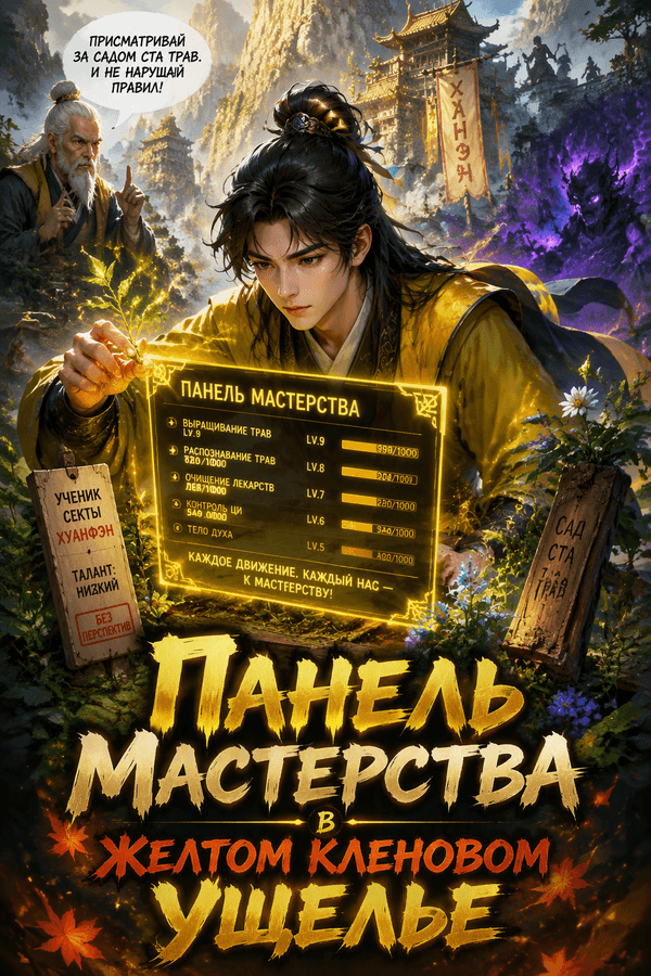 Панель мастерства в Желтом Кленовом Ущелье