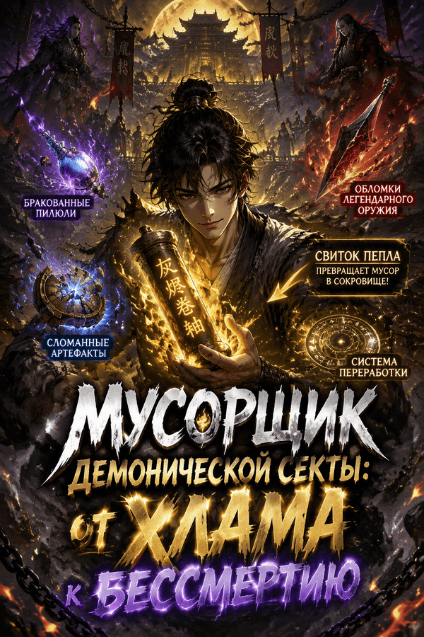 Мусорщик Демонической секты: От хлама к бессмертию