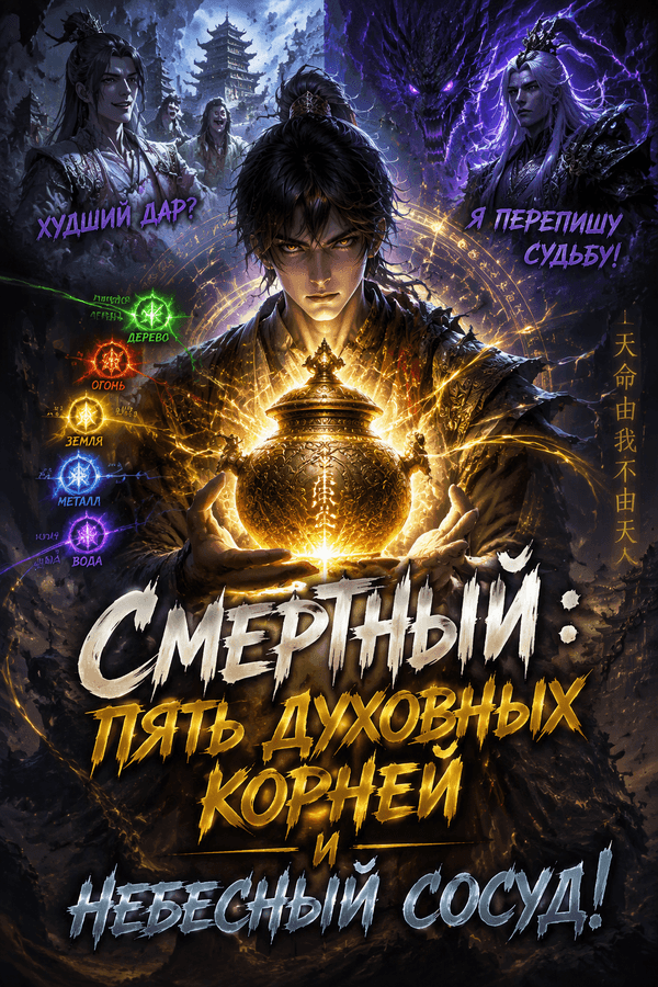 Смертный: пять духовных корней и небесный сосуд!