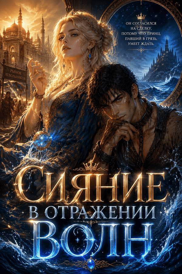 Сияние в отражении волн