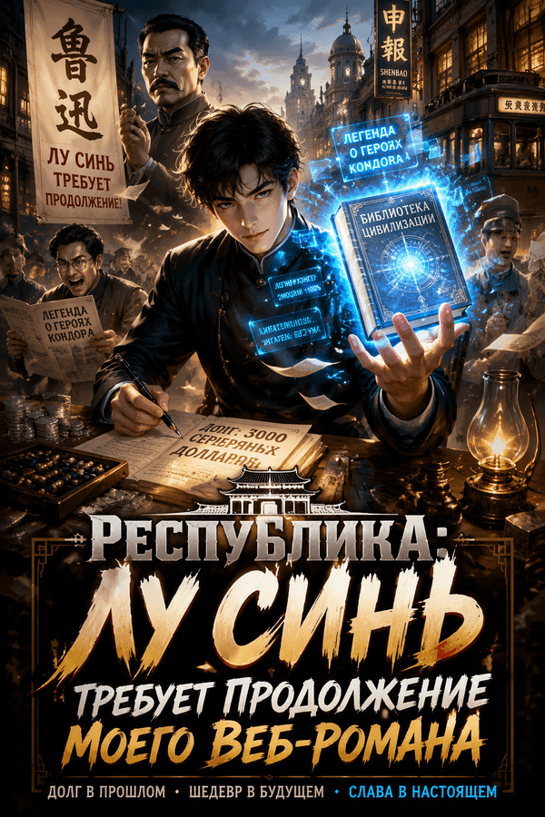 Республика: Лу Синь требует продолжение моего веб-романа