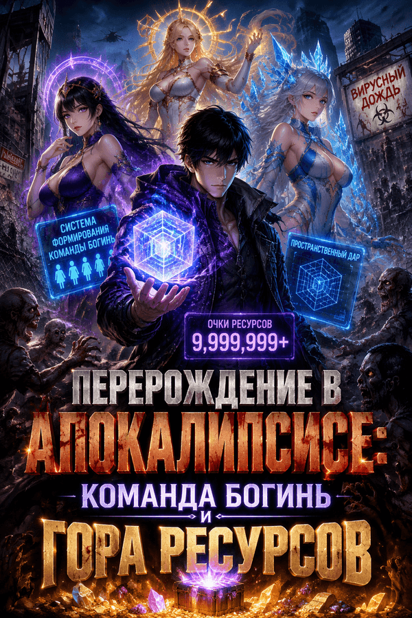 Перерождение в апокалипсисе: команда богинь и гора ресурсов
