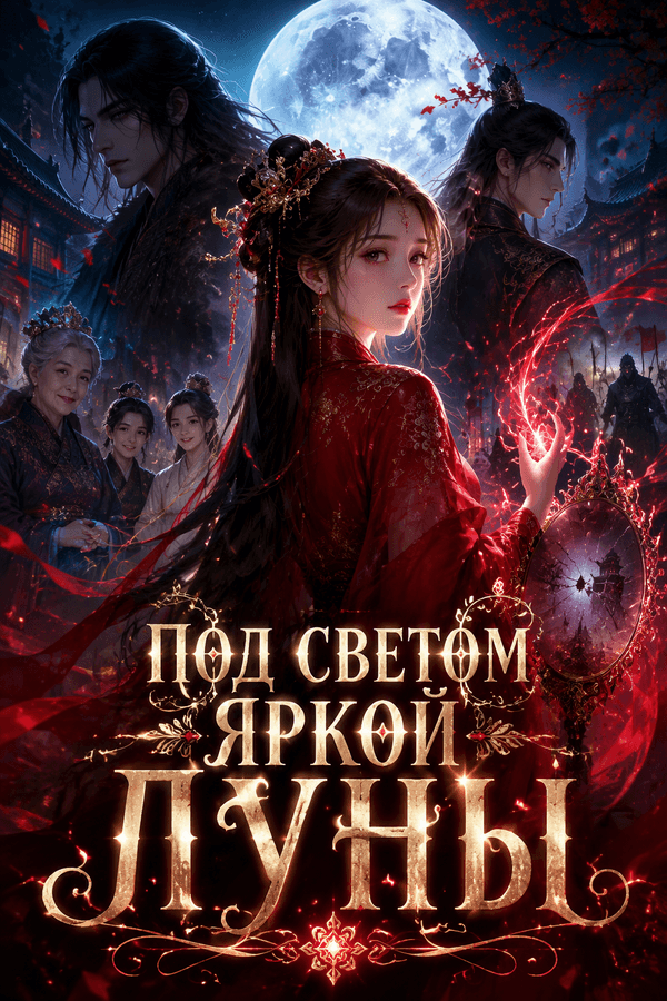 Под светом яркой луны