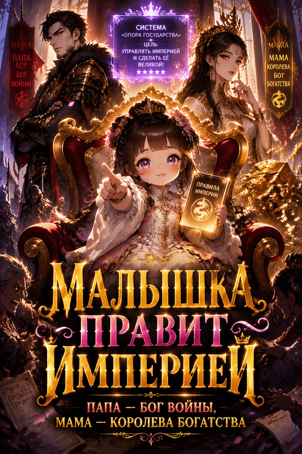 Малышка правит империей: папа — бог войны, мама — королева богатства
