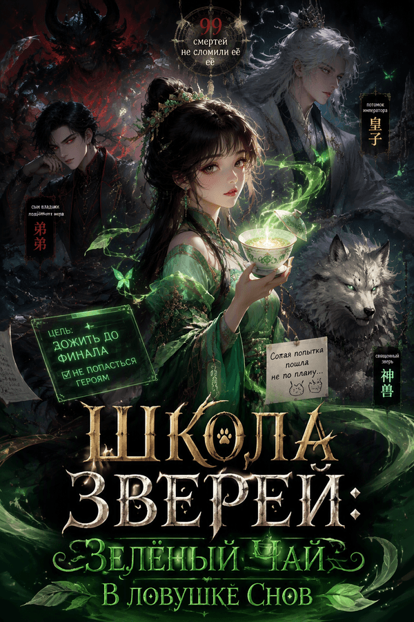 Школа зверей: Зелёный чай в ловушке снов