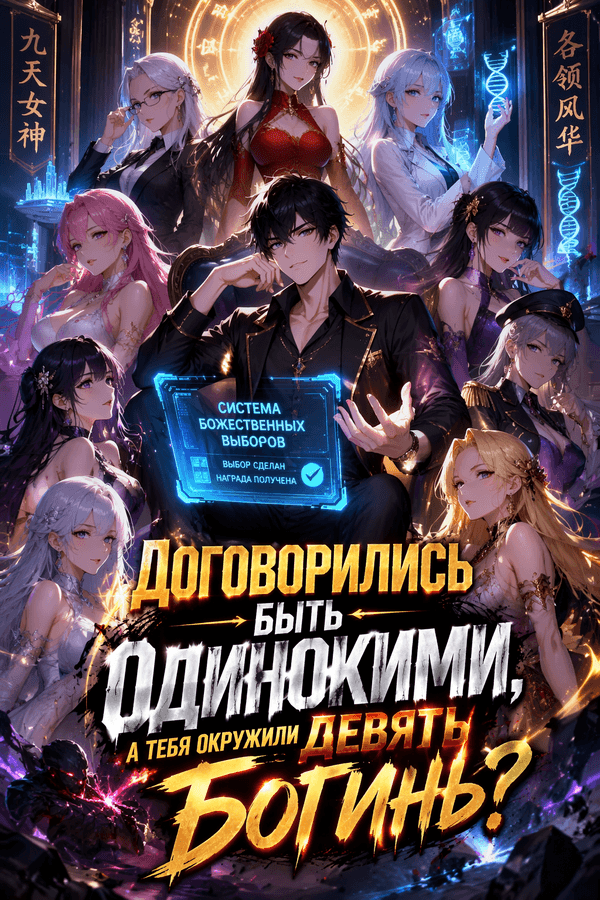 Договорились быть одинокими, а тебя окружили девять богинь?