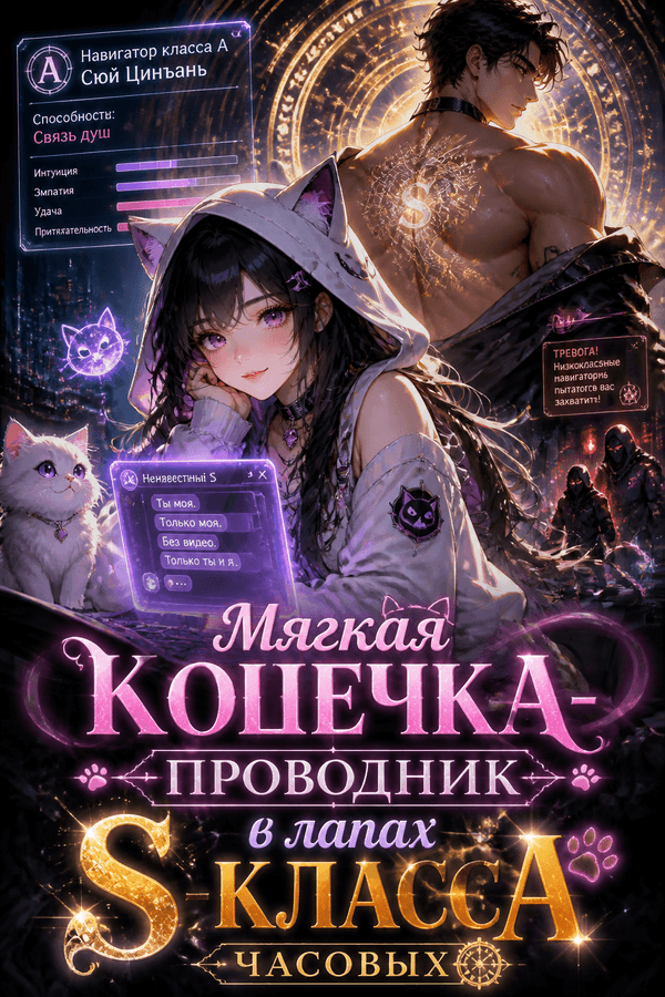 Мягкая кошечка-проводник в лапах S-класса часовых