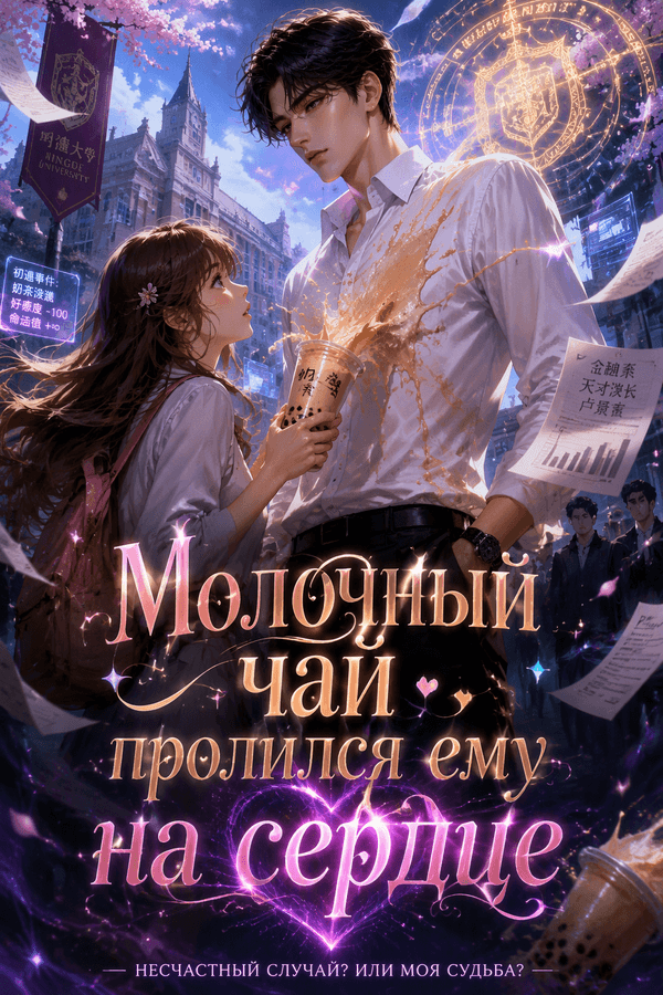 Молочный чай пролился ему на сердце