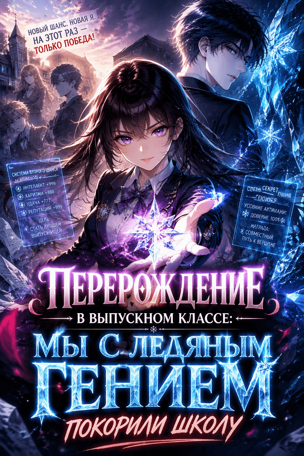 Перерождение в выпускном классе: Мы с ледяным гением покорили школу