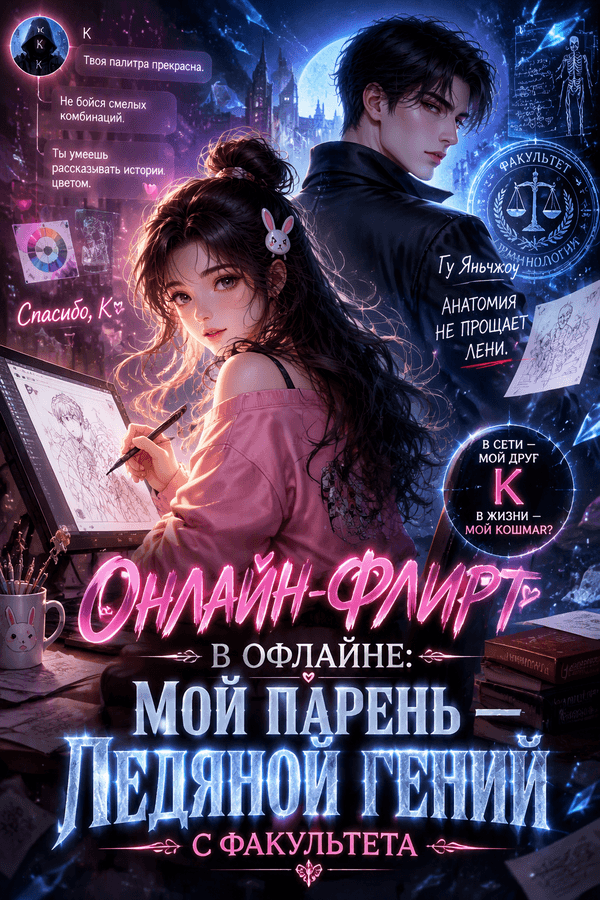 Онлайн-флирт в офлайне: мой парень — ледяной гений с факультета