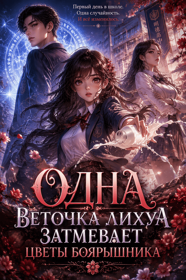 Одна веточка лихуа затмевает цветы боярышника