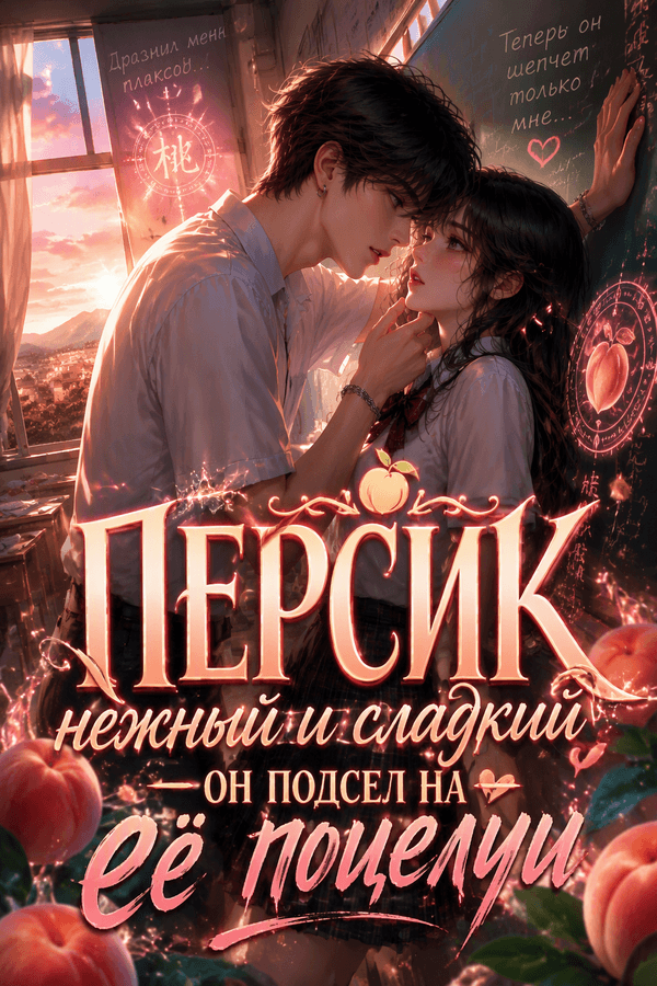 Персик нежный и сладкий — он подсел на её поцелуи