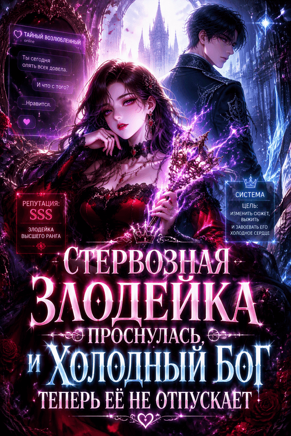 Стервозная злодейка проснулась, и холодный бог теперь её не отпускает