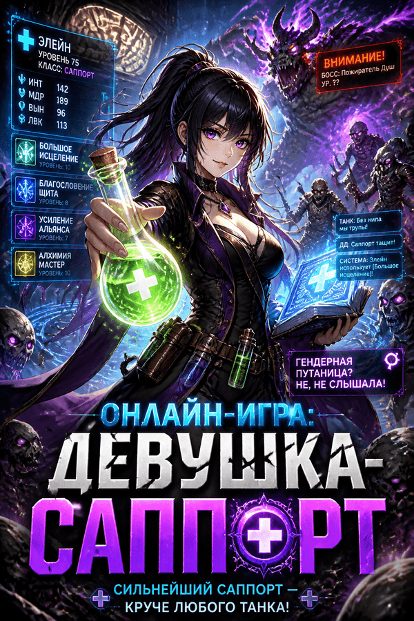 Онлайн-игра: Девушка-саппорт