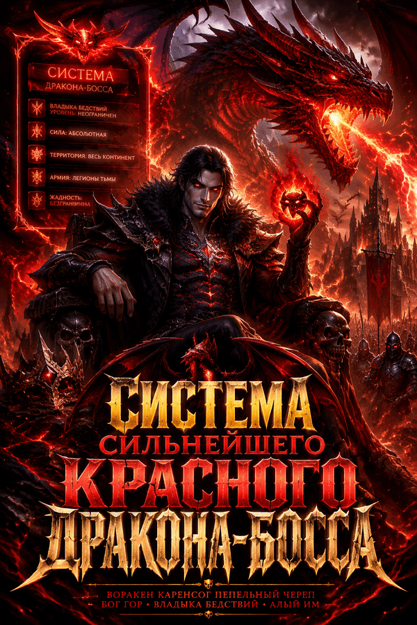 Система сильнейшего красного дракона-босса