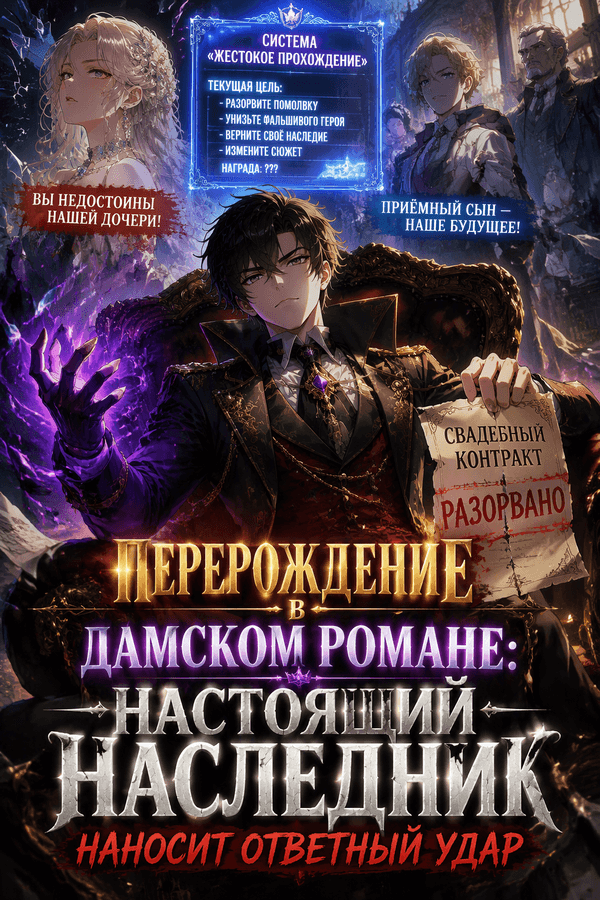 Перерождение в дамском романе: настоящий наследник наносит ответный удар