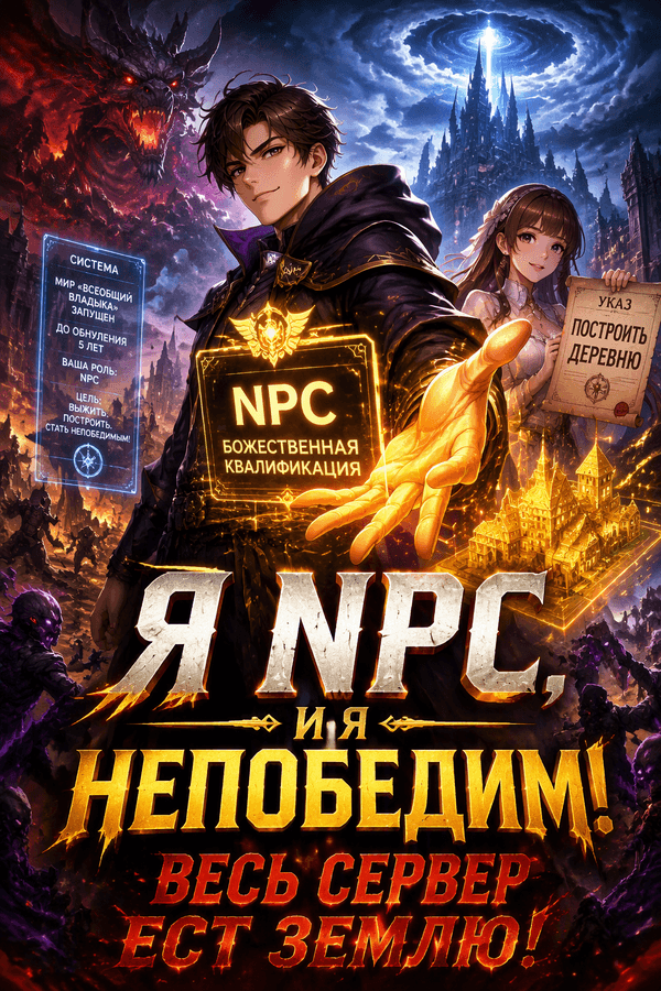 Я NPC, и я непобедим! Весь сервер ест землю!