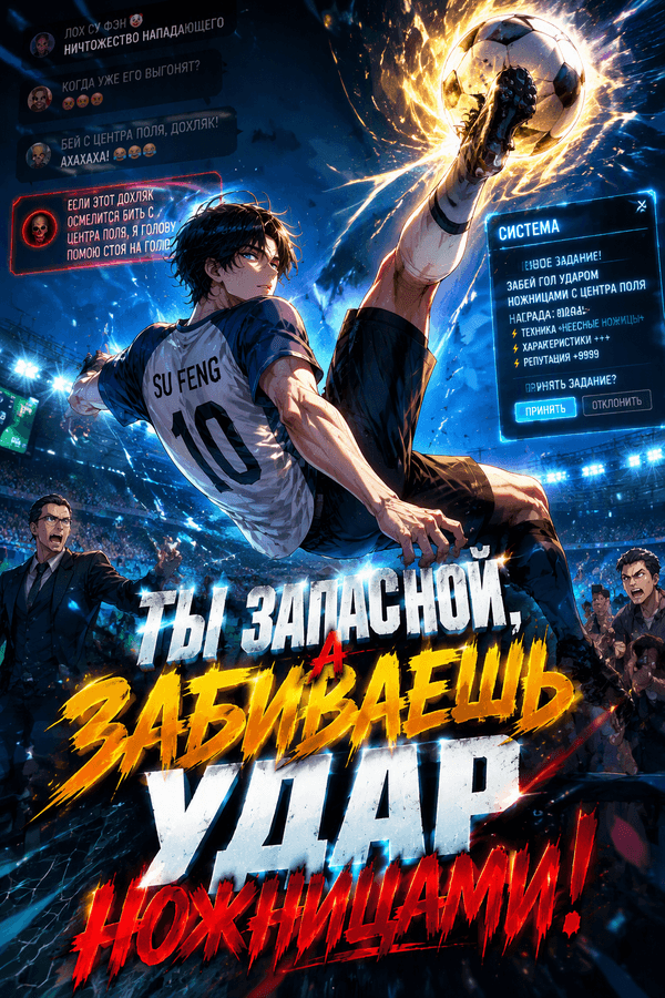 Ты запасной, а забиваешь удар ножницами!