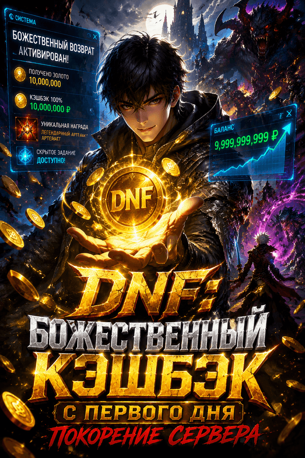 DNF: Божественный кэшбэк с первого дня — покорение сервера