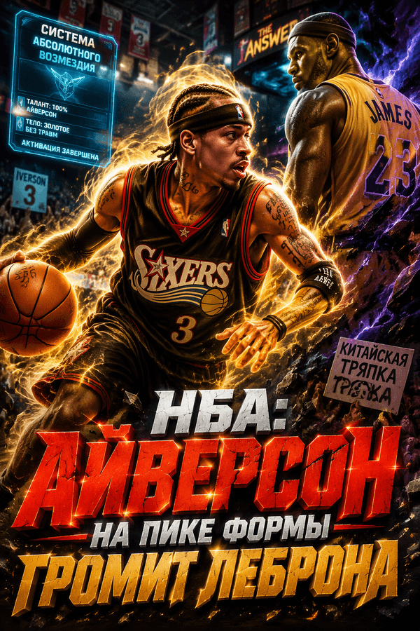 НБА: Айверсон на пике формы громит Леброна