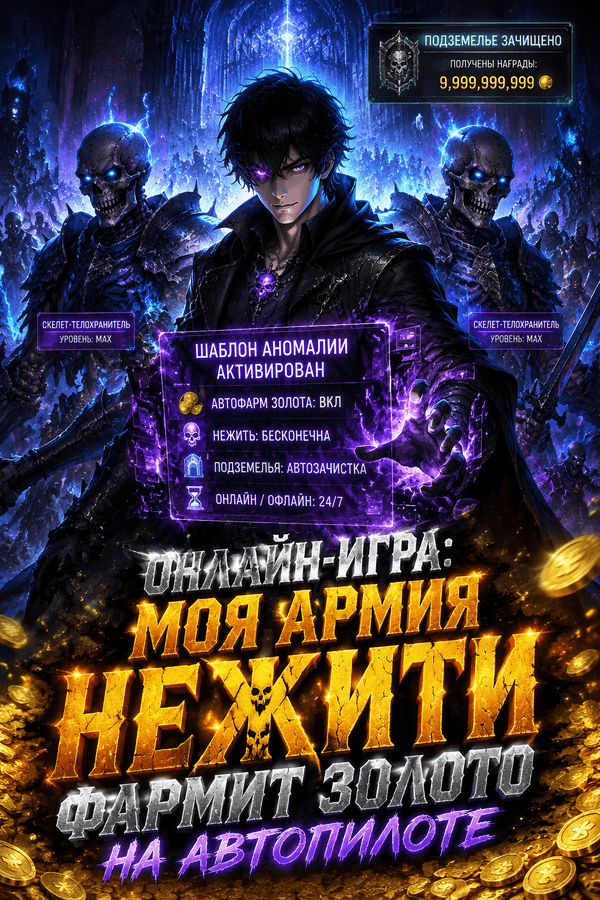 Онлайн-игра: Моя армия нежити фармит золото на автопилоте