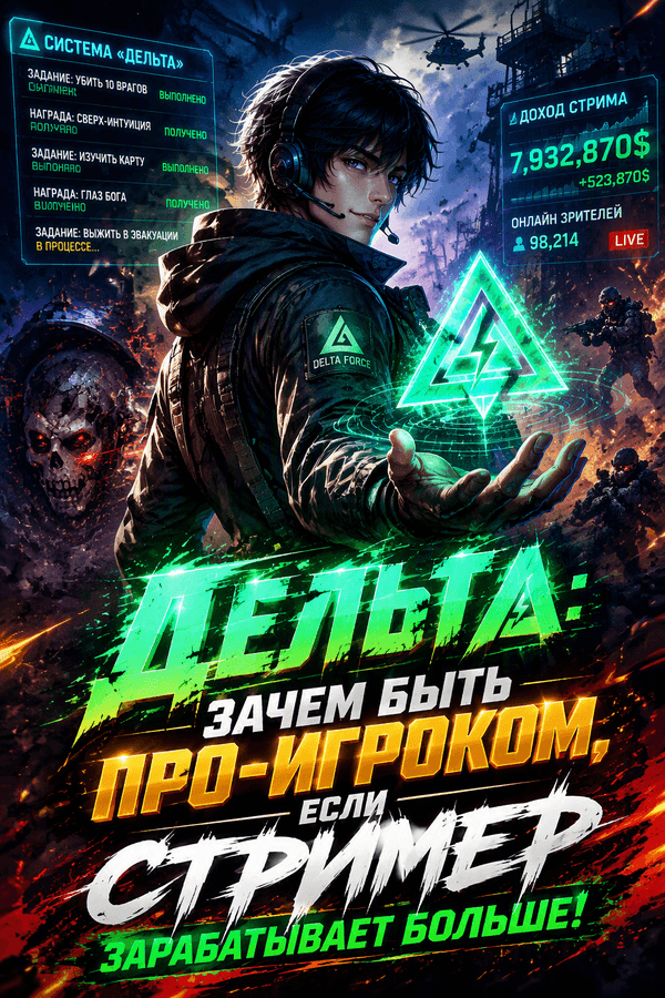 Дельта: Зачем быть про-игроком, если стример зарабатывает больше!