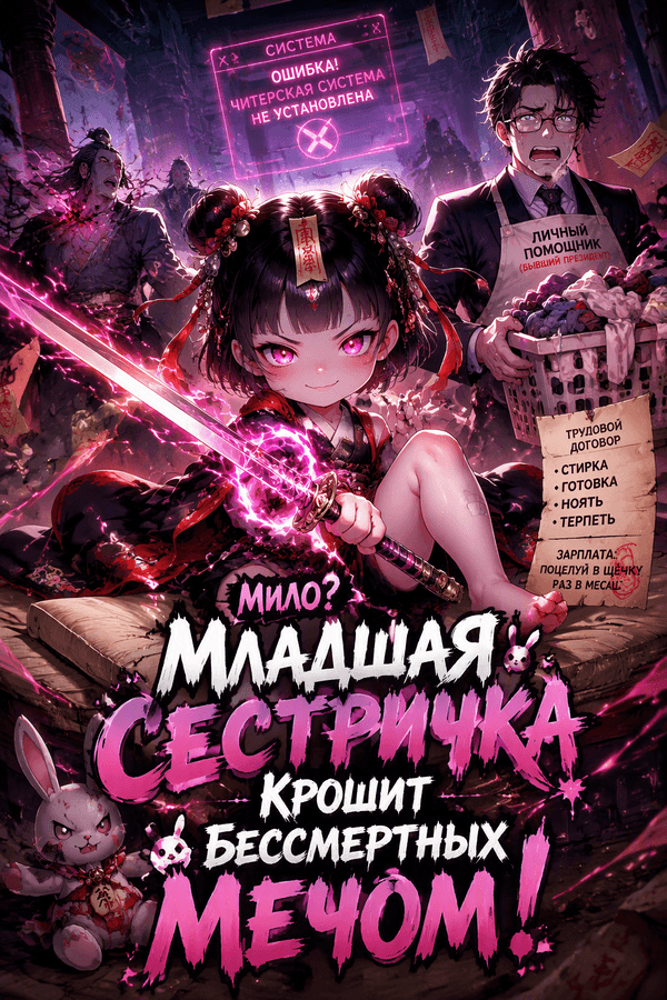 Мило? Младшая сестричка крошит бессмертных мечом!