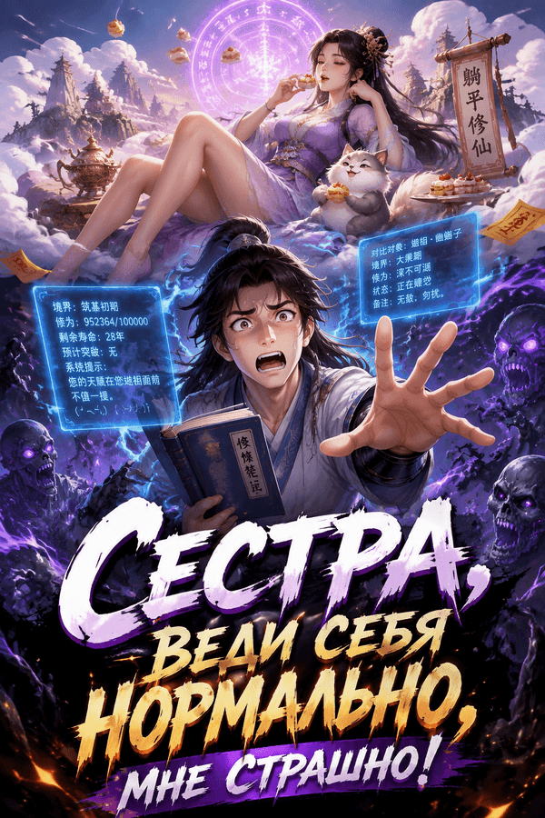 Сестра, веди себя нормально, мне страшно!