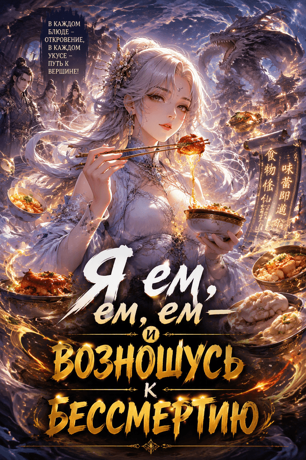 Я ем, ем, ем — и возношусь к бессмертию