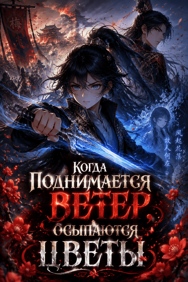 Когда поднимается ветер, осыпаются цветы