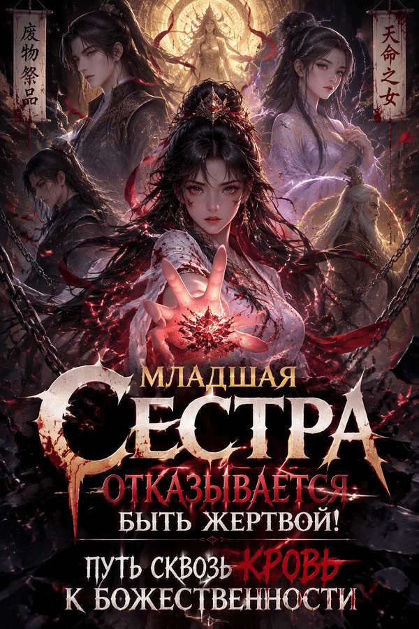 Младшая сестра отказывается быть жертвой! Путь сквозь кровь к божественности