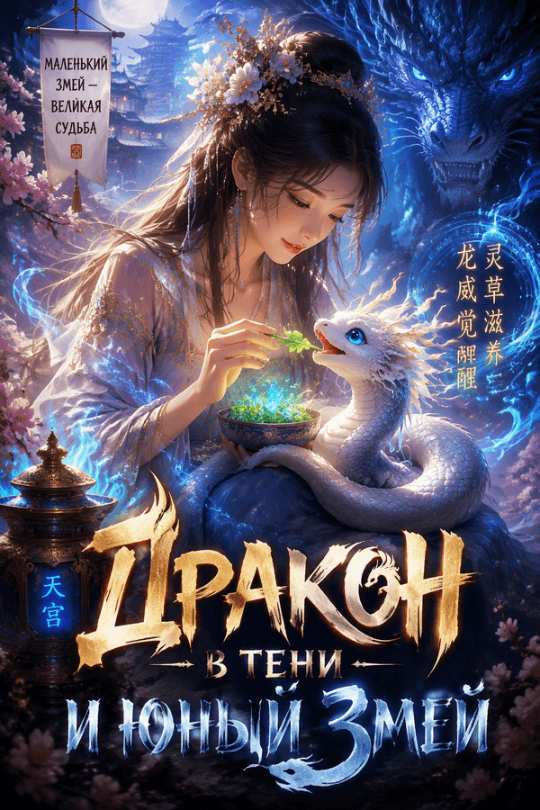 Дракон в тени и юный змей